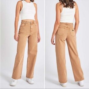 ABRAND | A 94 High & Wide leg Jeans in Sand Stone‎ size 32